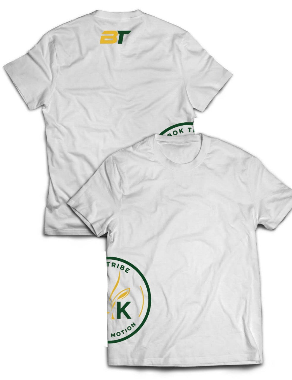 Boktribe Unite in motion white T-shirt